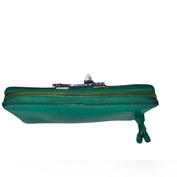 CHLOE Grained Calfskin Marcie Zip-Around Wallet - Green - Picture 6 of 8